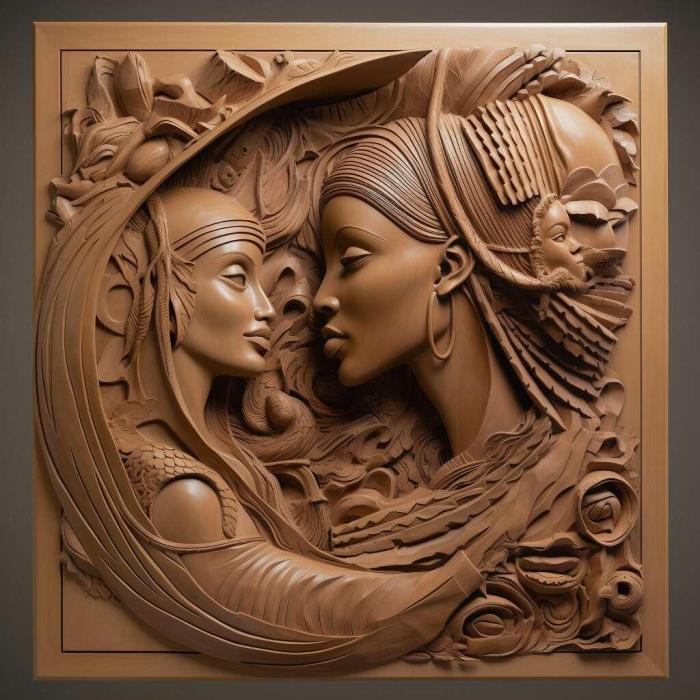 نموذج ثلاثي الأبعاد لآلة CNC 3D Art 